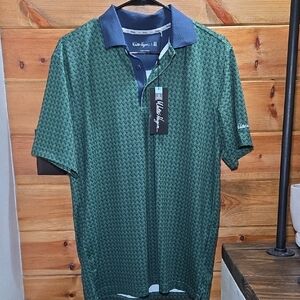 Walter Hagen Green and Blue Polo Shirt
